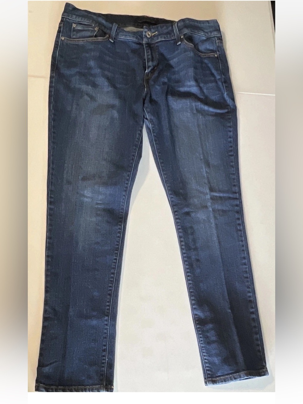 Levi's 545 Women’s Skinny Blue Denim Jeans Size 14
